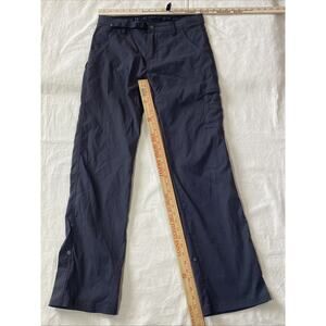 Prana Stretch Zion Pants Men's 31x32L Blue Gray Utility Cargo Hiking Pants